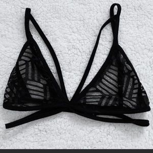 Black bralette